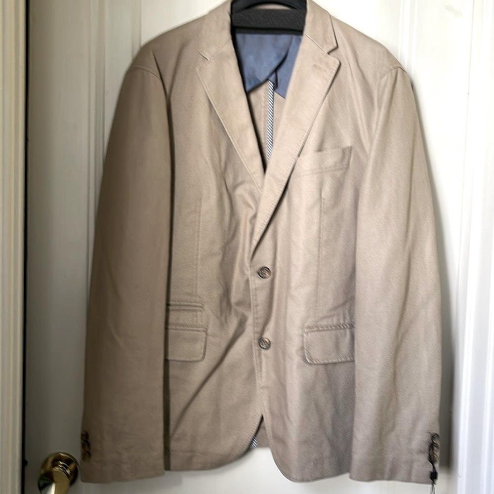 Hugo Boss Blazer Jacket Men’s Size 42R NWT Khaki